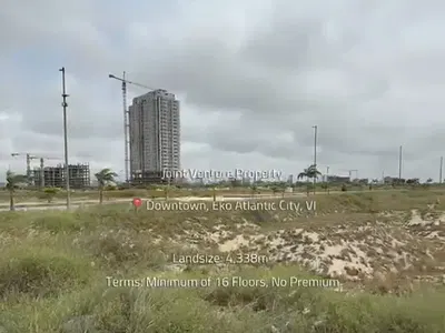 Land Size: 4,338M² — Eko Atlantic City, Lagos
