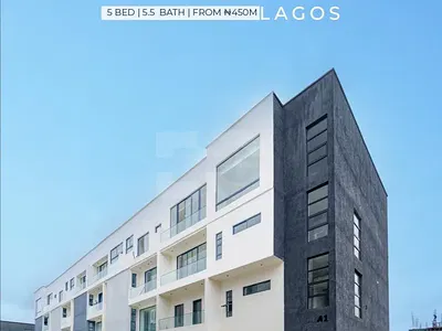 5 Bedroom Terraced Duplex with En Suites Bedrooms — Ikate, Lekki, Lagos