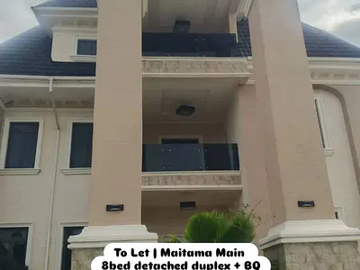 8 Bedrom Serviced Mansion, 2 Rooms BQ, 3 Bedrm Chalet — Serene Neighborhood, Maitama District, Abuja