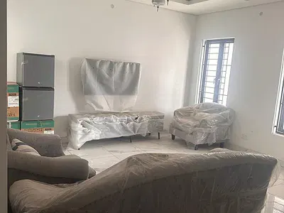 Decent Serviced 3 Bedrooms Terraced Duplex, All Rooms Ensuite — Gbagada Phase LL, Gbagada, Lagos