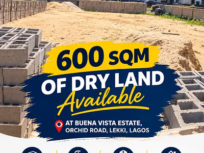 600SQM Dry Plot Land — Lekki, Lagos