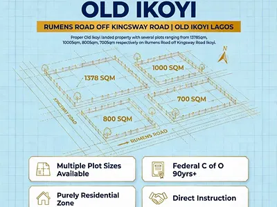 1378SQM Land — Old Ikoyi, Ikoyi, Lagos