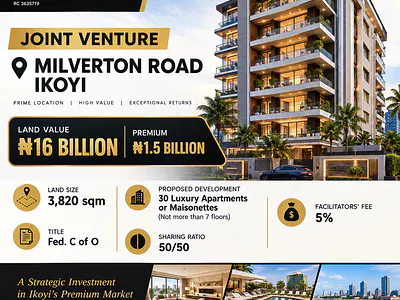 3820 SQM of Land — Ikoyi, Lagos