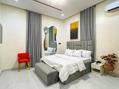 Tastefully and Well Furshed Standard 3 Bedroom Duplex — Alpha Beach Road by New Road Chevron Lekki Lagos, Lekki Phase 2, Lekki, Lagos