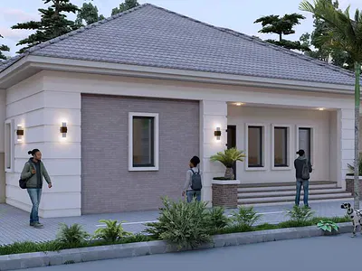 2 Bedroom Semi-Detached Bungalow — Rossy Garden, by Madonna School, Beside Palm Ville Estate, Kuje, Abuja