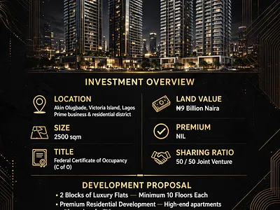 2500SQM — Akin Olugbade, Victoria Island (VI), Lagos