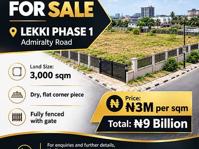 2000 SQM Land — Lekki, Lagos