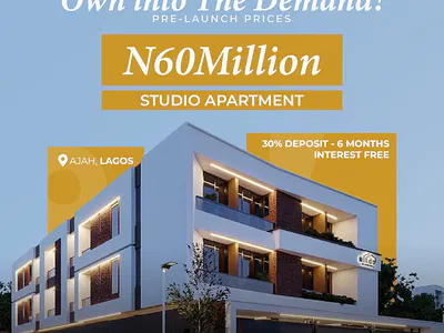 Best Market Price Studio Apartment in a Well Positioned Location — Mobil Ajah, Ajah, Lagos