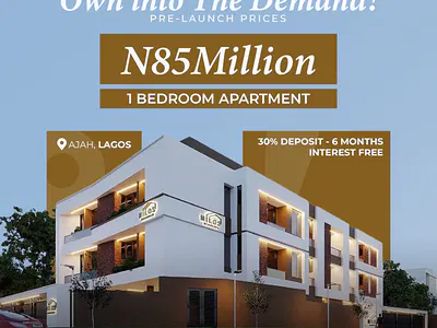 Best Market Price 1 Bedroom Apartment in a Well Positioned Location — Milos Residence, Mobil, Ajah, Lagos