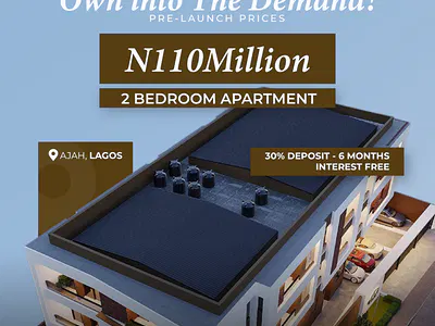 Best Market Price 2 Bedroom Apartment in a Vibrant Location — Ajah, Lagos
