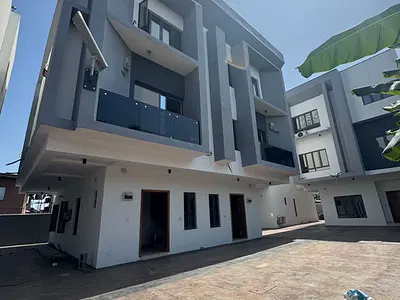 Newly Built 4 Beds Semi Detached Duplex with BQ in a Well Secured Esta — Surulere, Lagos