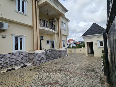 6 Bedroom Semi-Detached Duplex with 2 Studio BQ — Guzape District, Abuja