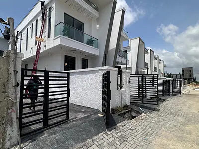 Plush 4 Bedroom Semi-Detached Duplex with BQ & a Driveway — Ajah, Lagos