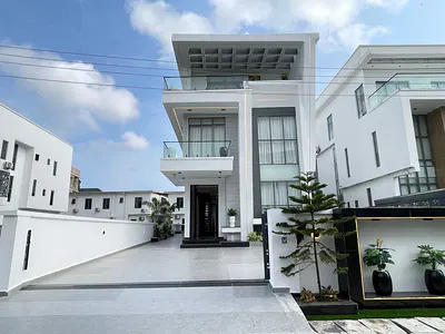 Luxury 5 Bedroom Fully Detached Duplex with Swimming Pool — Osapa London, Lekki, Lagos