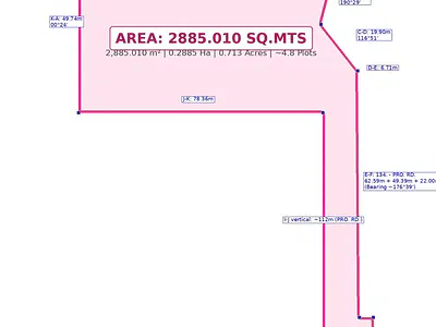 Size: 2885.01 SQM Prime Commercial Land Plot — Off Akin Adesola, Victoria Island (VI), Lagos