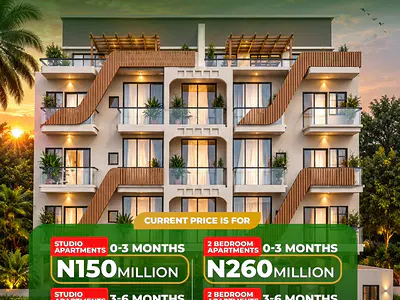 Studio and 2 Bedroom Apartments Off-Plan — Lekki, Lagos