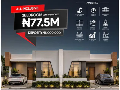 2 Bedroom Semi-Detached Bungalow — Lekki, Lagos