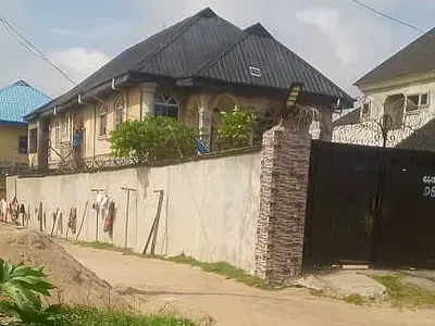 A Modern Block of 3 Flats on Half Plot — Etegbin, Ojo, Lagos