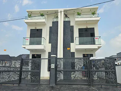Luxuary 4 Bedroom Semi-Detached Duplex with BQ — Sangotedo, Ajah, Lagos