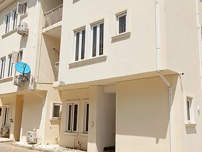 Standard Yet Affordable 4 Bedroom Terrace Duplex with Attached BQ — Guzape District, Abuja