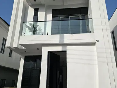 Brand New Luxury 4 Bedroom with BQ Ample Parking Secured Estate — Lekki, Lagos