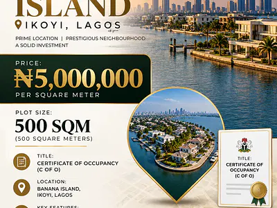 Land in Banana Island, Ikoyi — Banana Island, Ikoyi, Lagos