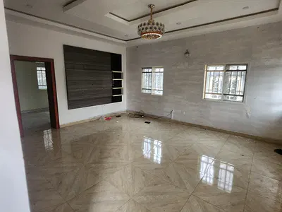 Clean 3 Bedroom Terrace Duplex No BQ, Office/Residence — By Polaris Bank (Fully Tarred Rd, Life Camp, Abuja