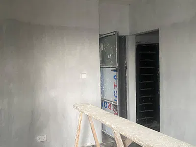 Newly Built Mini Flat with Pop Directly on Tarred Road — Alimosho, Lagos