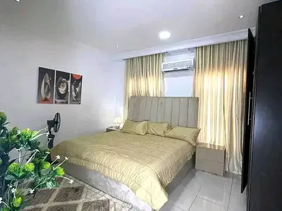 Furnished Self Contain/Studio Apartment with Elevator — Obamusa Estate, Agungi, Lekki, Lagos
