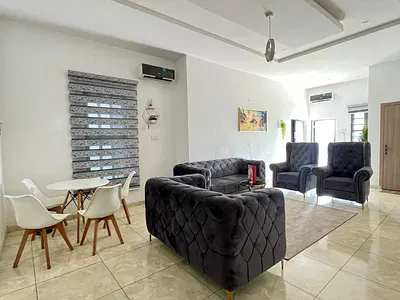 Spacious 3 Bedroom Fully Furnished Service Apartment with BQ Available — Lekki, Lagos