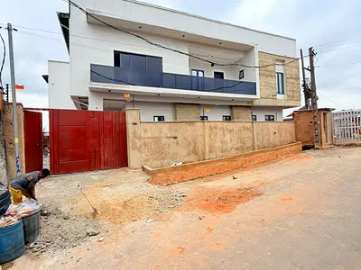 Nicely Built 4 Bedroom Fully Detached Duplex with BQ — Fagba, Agege, Lagos