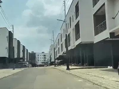 Advanced Carcass* 4 Bedroom Terraced Duplex *no BQ* (Corner Piece) — Katampe, Abuja