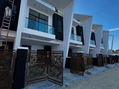 Newly Built 3 Bedroom Terrace Duplex with BQ, Balcony — Ikota, Lekki, Lagos