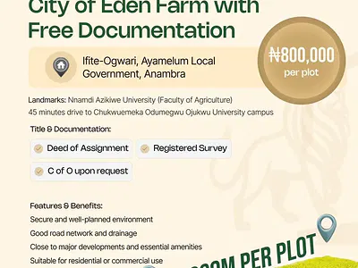 Residential Plot — City of Eden Phase 2, Anambra, Anambra