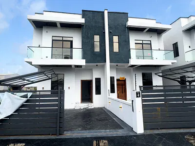 Luxury 4 Bedroom Semi Detached Duplex in a Secured Estate — Abraham Adesanya, Ajah, Lagos