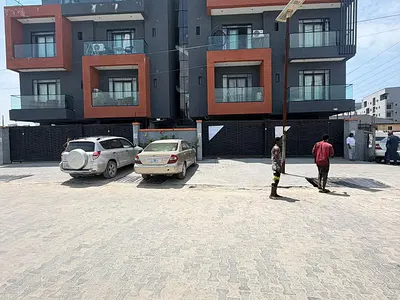 Distress 2 Bedroom Apartment with Spacious En-Suite Rooms — Lekki, Lagos