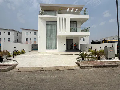 Ultra-Modern 5-Bedroom Fully Detached Smart Home with Elevator — Ikate, Lekki, Lagos