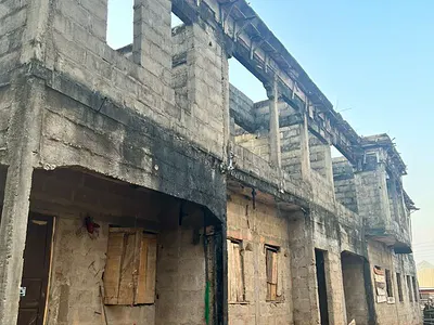 Uncompleted Block of 5 Flats on 506SQM, Two Floors Already Cast — Asaba, Delta