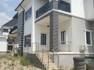 Furnished 6-Bedroom Detached Duplex & 2 Rooms Furnished BQ + Solar — Human Right Radio, Galadimawa, Abuja