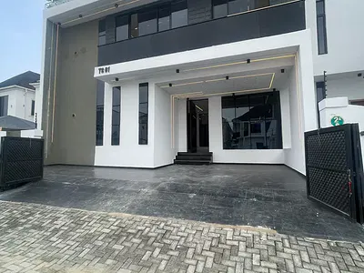 Brand New 5 Bedroom Fully Detached Duplex with BQ Tile Compound Floor — Ajah, Lagos