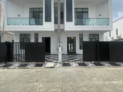 Nicely Built 4 Bedroom Semi Detached Duplex with a Room BQ — Ajah, Lagos