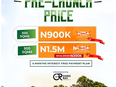 Affordable Land in a Choice Area with Flexible Payment Options — Havilah City Located in Ita Oshin, Abeokuta Ogun State, Abeokuta South, Ogun