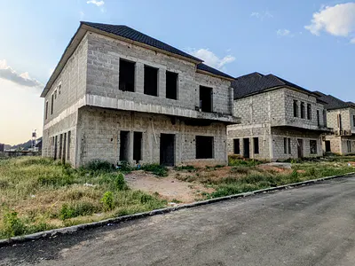 Spacious 5 Bedroom Detached Duplex Carcass with BQ — Karsana, Abuja