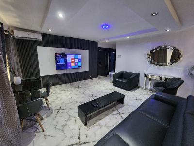3 Bedroom Serviced Apartment, Cg Metro Apartments, Juli Estate, Off Kudirat Abiola Way, Ikeja, Lagos, Flat / Apartment Short Let