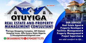Otuyiga Real Estate and Property Management Consultant